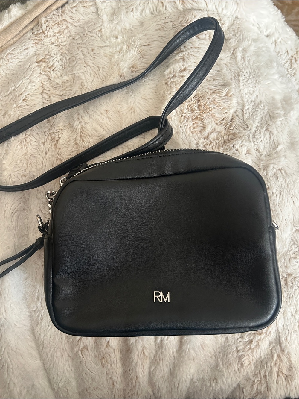 Rebecca Minkoff Black Quilted Studded Crossbody Camera Bag - Picture 4 of 5